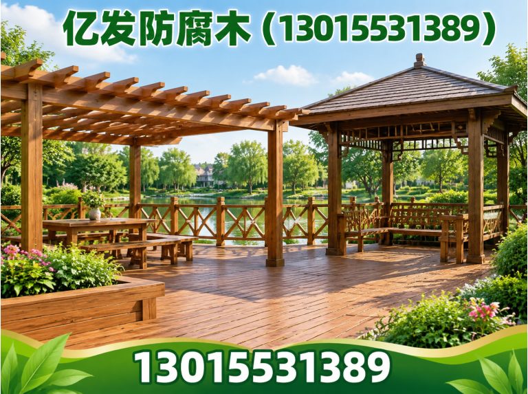登封市防腐木地板展示图