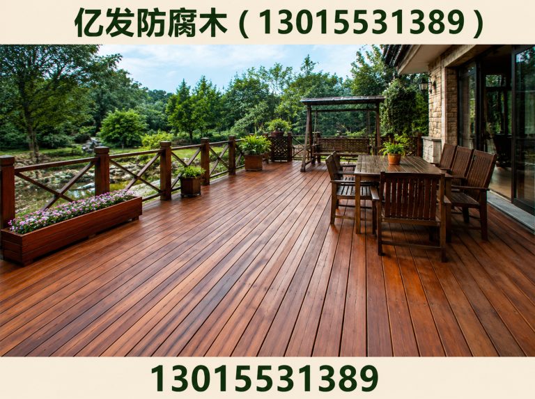 登封市亿发防腐木展示图